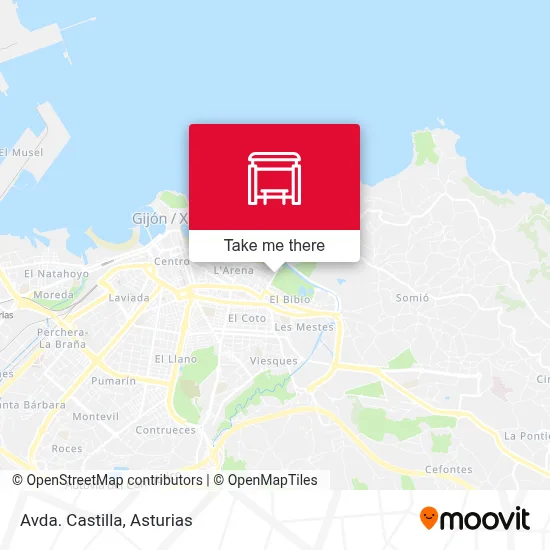 Avda. Castilla map