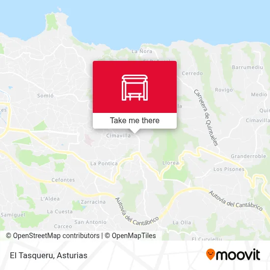 El Tasqueru map