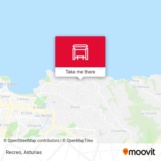Recreo map