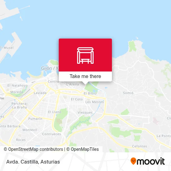 Avda. Castilla map