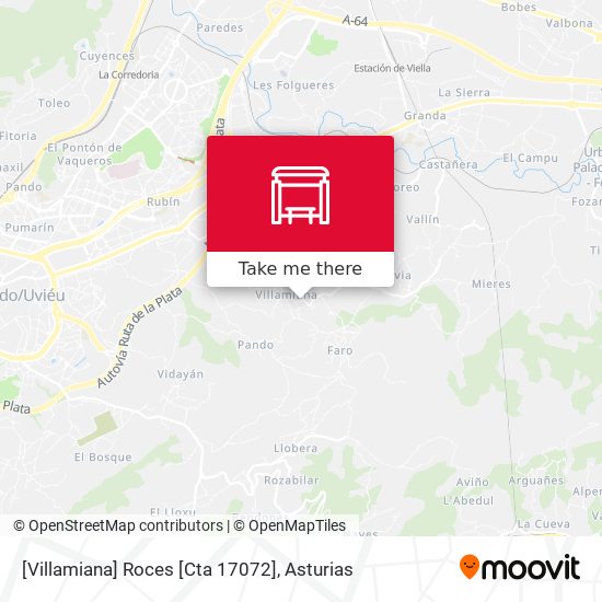 [Villamiana]  Roces [Cta 17072] map