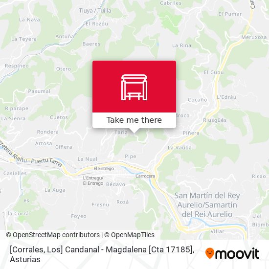 [Corrales, Los]  Candanal - Magdalena [Cta 17185] map