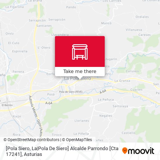 [Pola Siero, La|Pola De Siero]  Alcalde Parrondo [Cta 17241] map