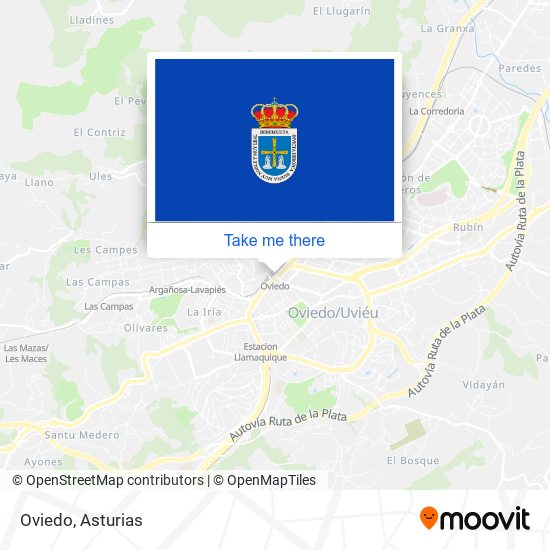 Oviedo map