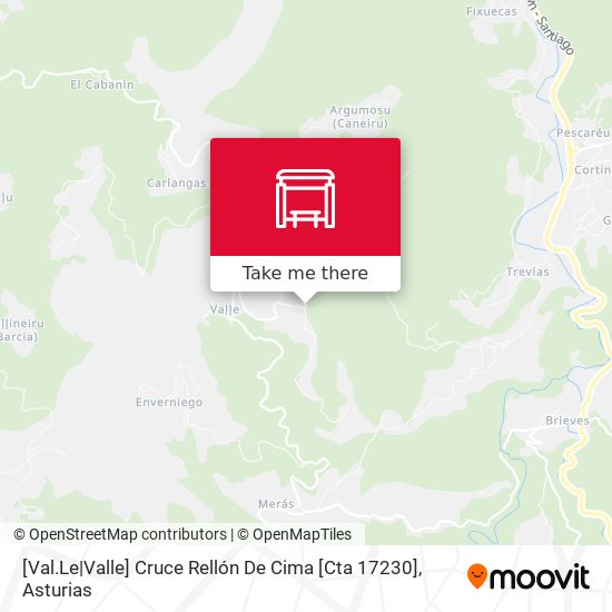 [Val.Le|Valle]  Cruce Rellón De Cima [Cta 17230] map