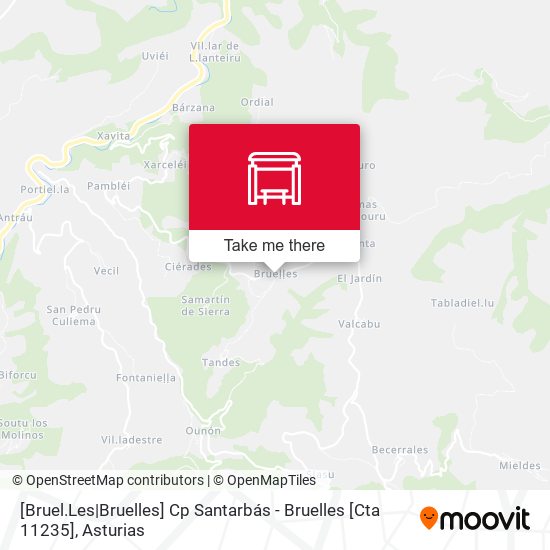 [Bruel.Les|Bruelles]  Cp Santarbás - Bruelles [Cta 11235] map