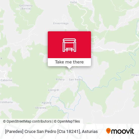 [Paredes]  Cruce San Pedro [Cta 18241] map