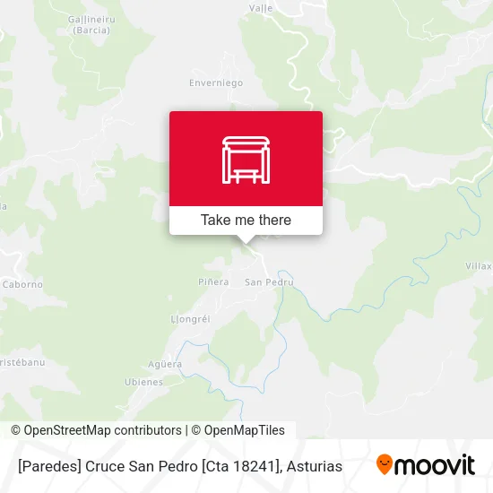 [Paredes]  Cruce San Pedro [Cta 18241] map