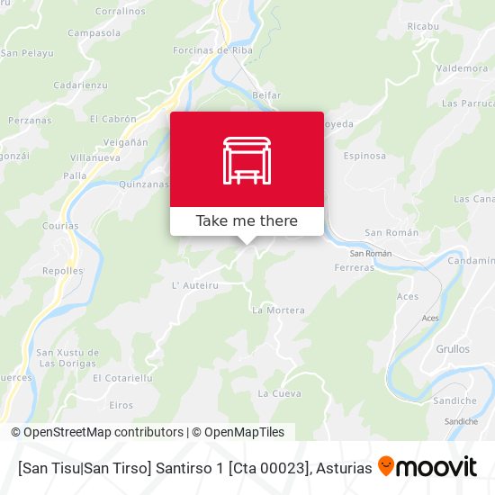 [San Tisu|San Tirso]  Santirso 1 [Cta 00023] map