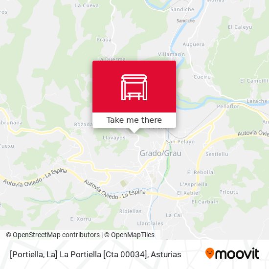 [Portiella, La]  La Portiella [Cta 00034] map