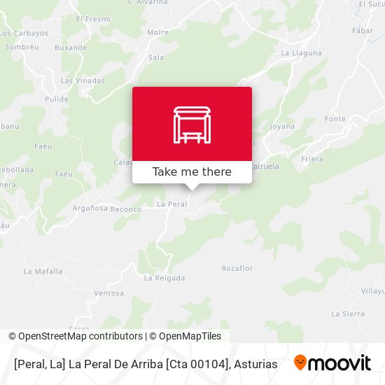 [Peral, La]  La Peral De Arriba [Cta 00104] map