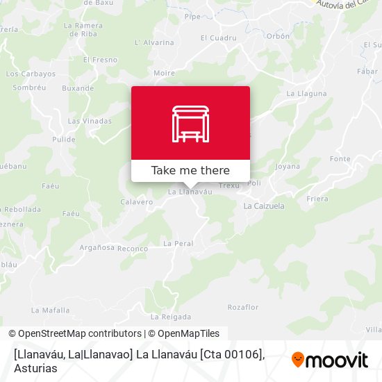 [Llanaváu, La|Llanavao]  La Llanaváu [Cta 00106] map