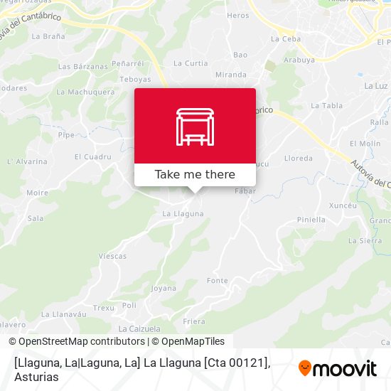 [Llaguna, La|Laguna, La]  La Llaguna [Cta 00121] map