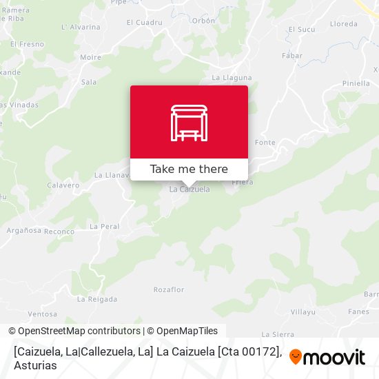 [Caizuela, La|Callezuela, La]  La Caizuela [Cta 00172] map