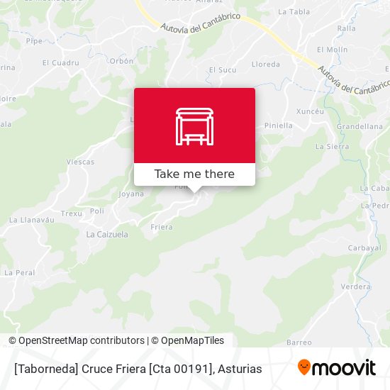 [Taborneda]  Cruce Friera [Cta 00191] map