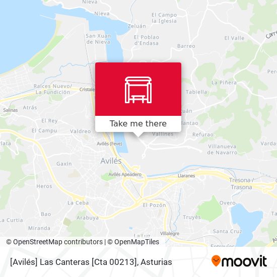 [Avilés]  Las Canteras [Cta 00213] map