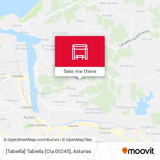 [Tabiella]  Tabiella [Cta 00245] map