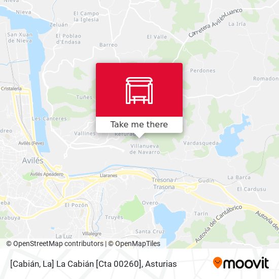 [Cabián, La]  La Cabián [Cta 00260] map