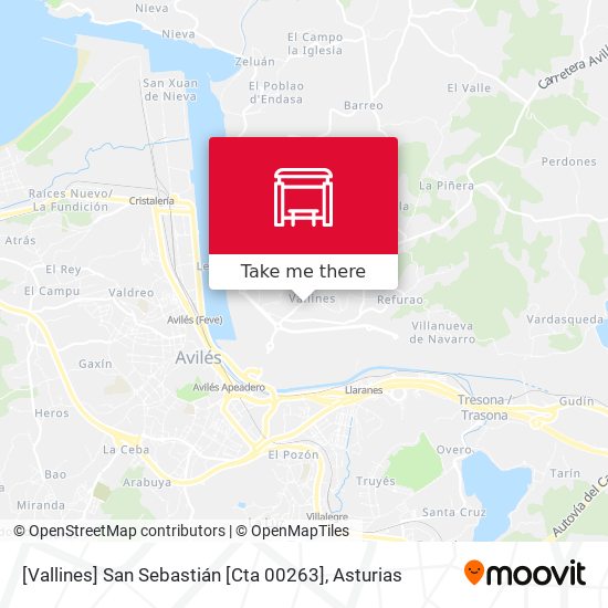 [Vallines]  San Sebastián [Cta 00263] map