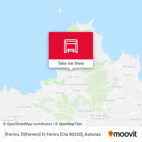 [Ferriru, El|Ferrero]  El Ferriru [Cta 00320] map