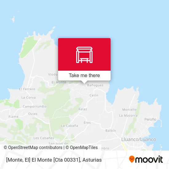[Monte, El]  El Monte [Cta 00331] map