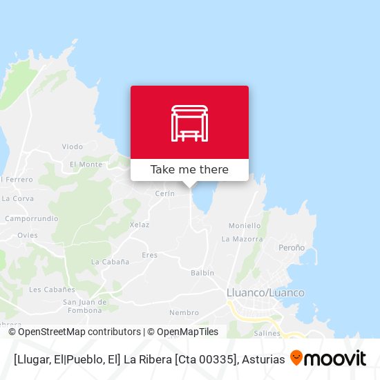 [Llugar, El|Pueblo, El]  La Ribera [Cta 00335] map