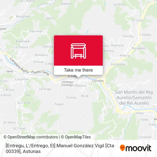 mapa [Entregu, L' / Entrego, El]  Manuel González Vigil [Cta 00339]