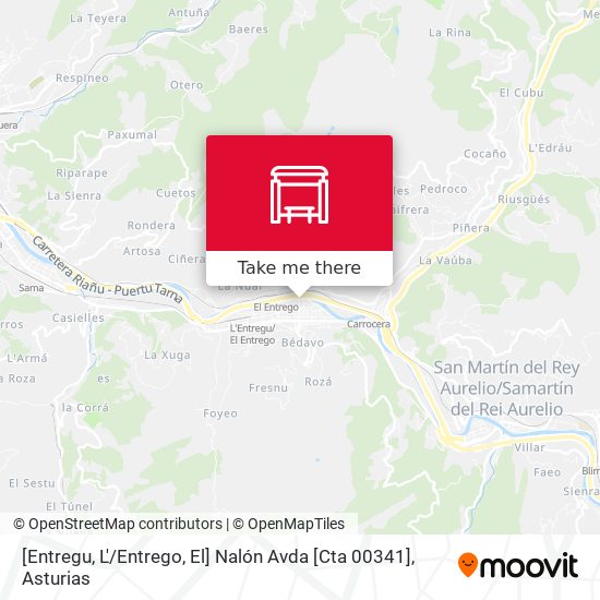 [Entregu, L' / Entrego, El]  Nalón Avda [Cta 00341] map