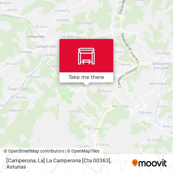 [Camperona, La]  La Camperona [Cta 00363] map