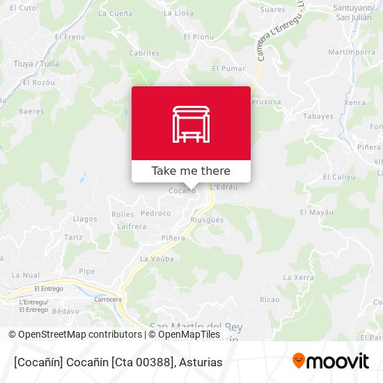 [Cocañín]  Cocañín [Cta 00388] map