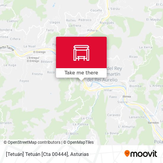 [Tetuán]  Tetuán [Cta 00444] map