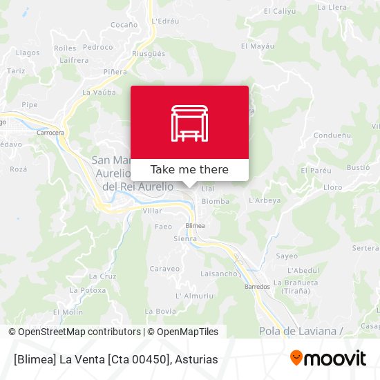 [Blimea]  La Venta [Cta 00450] map