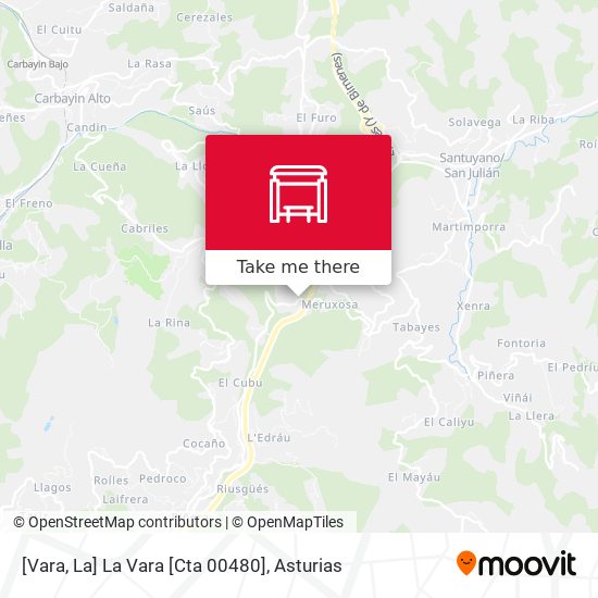 [Vara, La]  La Vara [Cta 00480] map