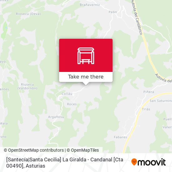 [Santecía|Santa Cecilia]  La Giralda - Candanal [Cta 00490] map