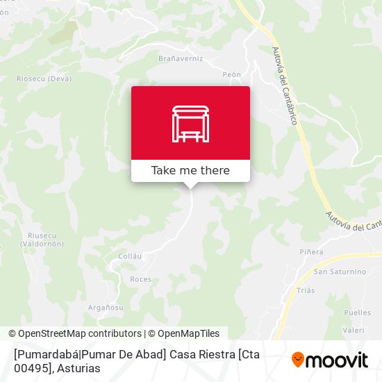 [Pumardabá|Pumar De Abad]  Casa Riestra [Cta 00495] map