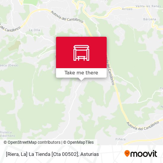 [Riera, La]  La Tienda [Cta 00502] map
