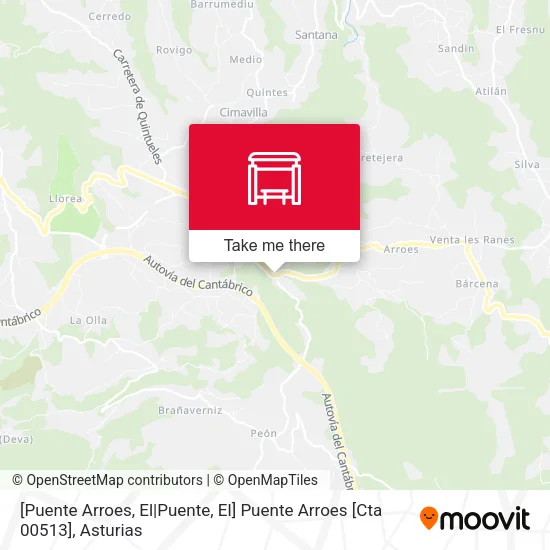 [Puente Arroes, El|Puente, El]  Puente Arroes [Cta 00513] map