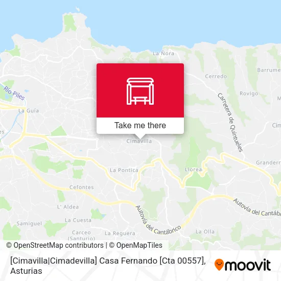 [Cimavilla|Cimadevilla]  Casa Fernando [Cta 00557] map