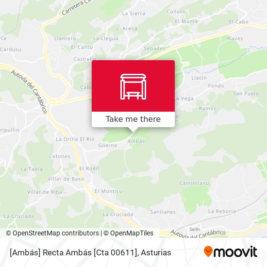 [Ambás]  Recta Ambás [Cta 00611] map