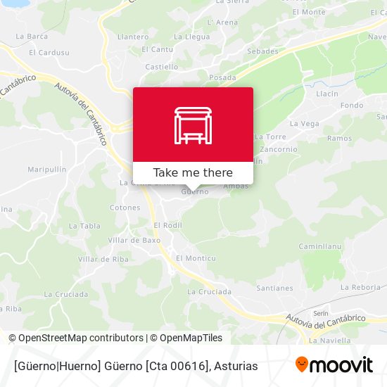 [Güerno|Huerno]  Güerno [Cta 00616] map