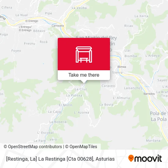 [Restinga, La]  La Restinga [Cta 00628] map