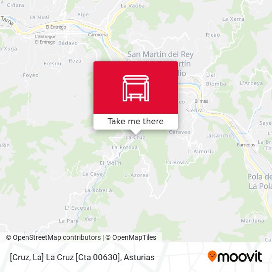 [Cruz, La]  La Cruz [Cta 00630] map