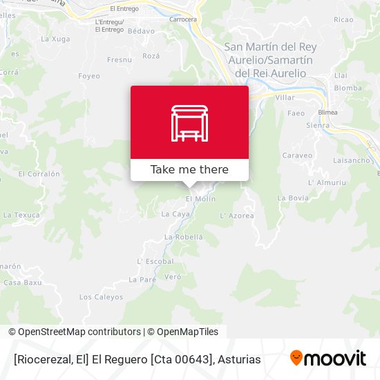 [Riocerezal, El]  El Reguero [Cta 00643] map