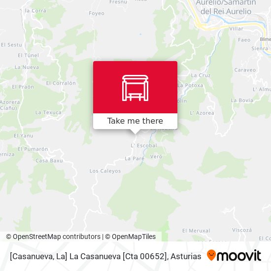 [Casanueva, La]  La Casanueva [Cta 00652] map