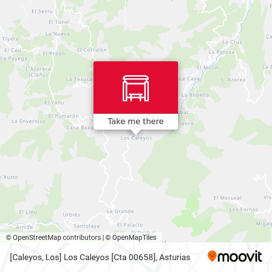 [Caleyos, Los]  Los Caleyos [Cta 00658] map