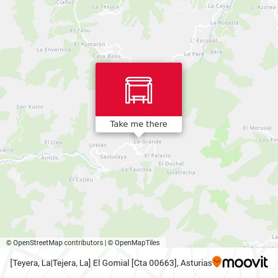 [Teyera, La|Tejera, La]  El Gomial [Cta 00663] map