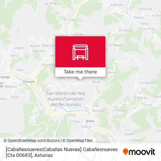 [Cabañesnueves|Cabañas Nuevas]  Cabañesnueves [Cta 00683] map