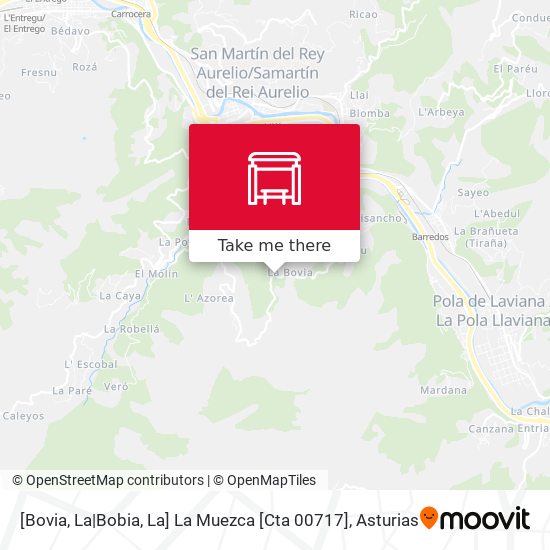 [Bovia, La|Bobia, La]  La Muezca [Cta 00717] map