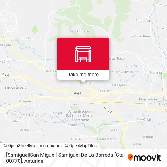 mapa [Samiguel|San Miguel]  Samiguel De La Barreda [Cta 00770]
