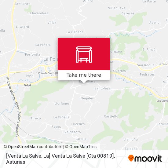[Venta La Salve, La]  Venta La Salve [Cta 00819] map